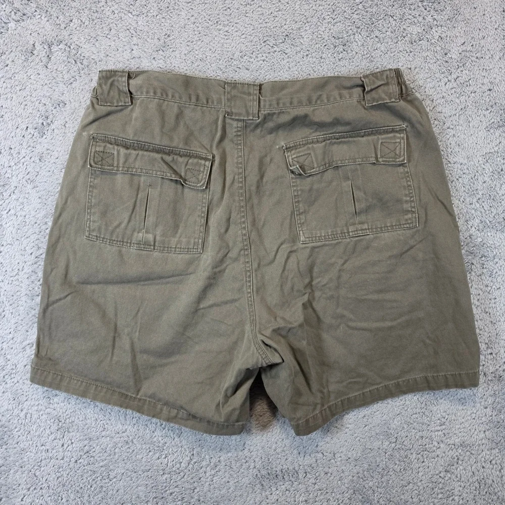 Talos Cargo Shorts Mens 38 Olive Green Cotton Utility Gorpcore 6